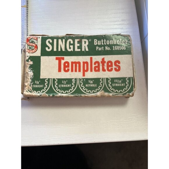 Singer Buttonholer Templates CAM Attachments for Buttonholers 160506 - Picture 2 of 10